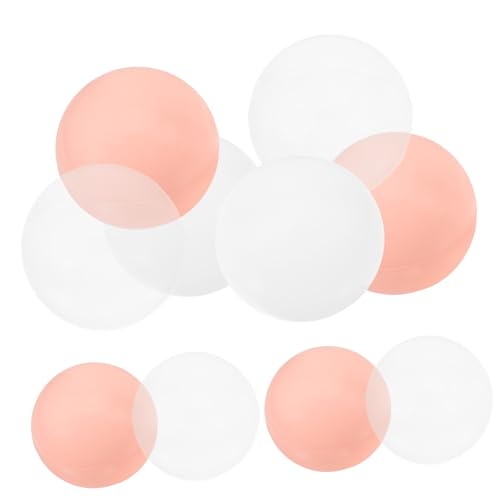50 Stück Ocean Balls für Bälle für Spielgruben und Pools Freizeit und Partys Weiße Transparente und Rosafarbene Bälle 50 Stück Ocean Balls für Bälle für Spielgruben und Pools Freizeit und Partys Weiße Transparente und Rosafarbene Bälle von Abaodam