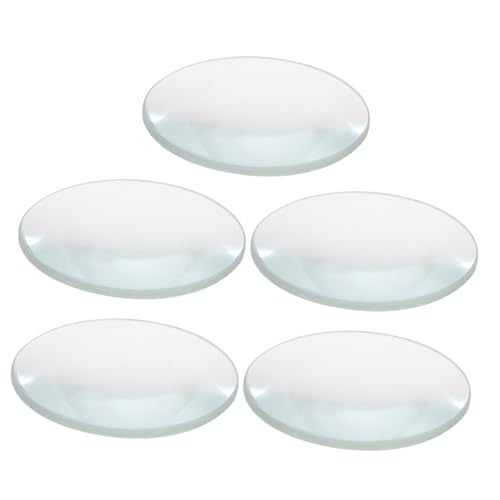 5Stücke Doppelkonvexes Glaslinse Brennweite Optische Linsen für Lehrzwecke Laboren aus Poliertem mit Geschliffenen Kanten 5Stücke Doppelkonvexes Glaslinse Brennweite Optische Linsen für Lehrzwecke Laboren aus Poliertem mit Geschliffenen Kanten von Abaodam