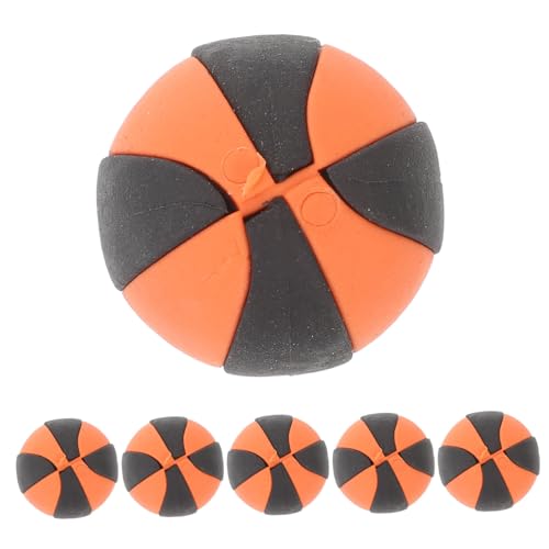 6 Stück Basketball Teilig Realistische Basketball Dekoration für Mini Landschaften Puppenhäuser und Spielzeuge Wohnaccessoire für Kreative Deko von Abaodam