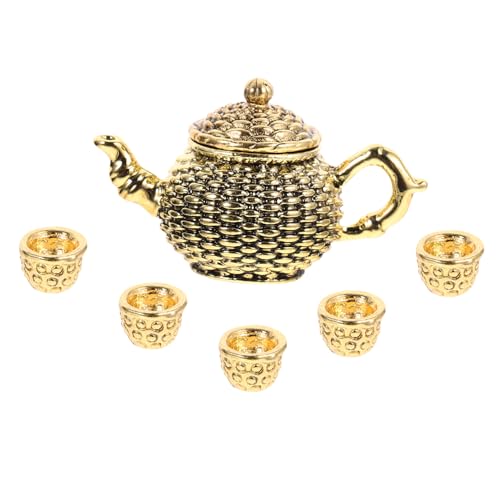 Abaodam Miniatur- Teetassen-Set 6-teilig Miniatur-Spielzeug Cardew Mini- Elegantes Miniatur-szenenmodell Für Dekorative Miniatur-hauslandschaft Zufällige Farbe von Abaodam