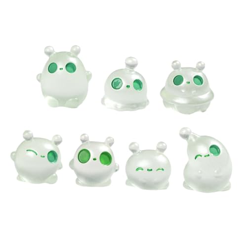 Abaodam 7 Stück Mini Leuchtende Figuren Teiliges DIY Mikrolandschaft Dekoration für Büro Kinderzimmer Feengarten Zubehör für Kreative Gestaltungen Abaodam 7 Stück Mini Leuchtende Figuren Teiliges DIY Mikrolandschaft Dekoration für Büro Kinderzimmer Feengarten Zubehör für Kreative Gestaltungen von Abaodam