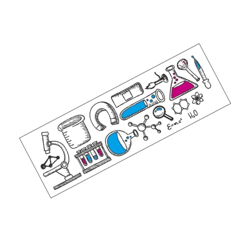 Abaodam 1blatt Chemie Labor Wandaufkleber Wissenschaftliche Dekoration Für Schüler Lehrer Und Junge Mädchen Experimentelle Sticker Für Notebooks Und Wasserflaschen von Abaodam
