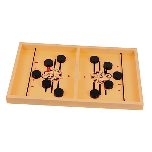 Abaodam Spielbrett-Set Fast Sling Puck Holztisch Interaktives Lernspielzeug Für Jungen Und Mädchen Und Familienunterhaltung von Abaodam