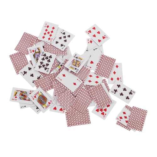 Abaodam 1 Box Miniaturkarten, Minispiel, Party, Minispielkarten, Maßstab 1:12, Minikartendeck, Minispielkarte, Puppenhausdekoration, Miniatur-puppenhauszubehör Abaodam 1 Box Miniaturkarten, Minispiel, Party, Minispielkarten, Maßstab 1:12, Minikartendeck, Minispielkarte, Puppenhausdekoration, Miniatur-puppenhauszubehör von Abaodam