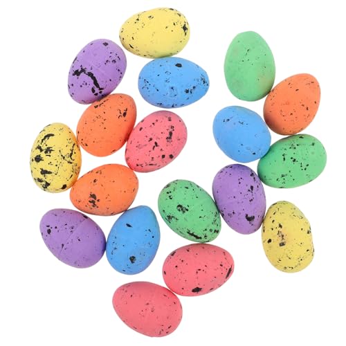 Abaodam 1 Ostereier Lebensechte Eier Party Festival Künstliche Eier Gastgeschenk Simulation Mini Eier Osterbasteln Dekoration Eierbasteln Ostern DIY Basteln Ostereier von Abaodam