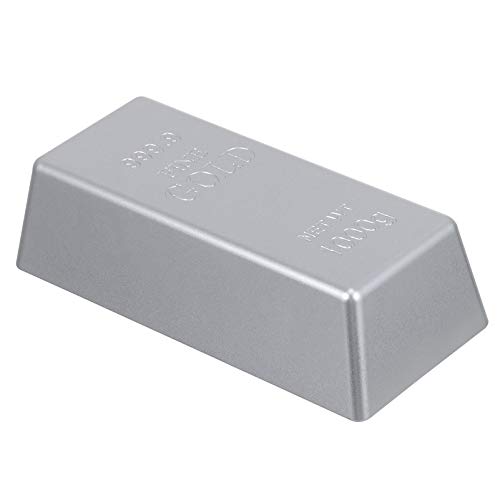 Abaodam 1 Pc Simulation Silber Bar Hause Dekoration Streich Spielzeug Gefälschte Silber Ziegel Desktop Decor Silber Bar Spielzeug Abaodam 1 Pc Simulation Silber Bar Hause Dekoration Streich Spielzeug Gefälschte Silber Ziegel Desktop Decor Silber Bar Spielzeug von Abaodam