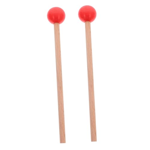 Abaodam 1 Paar Marimba-schlägel Aus Holz, Percussion-Sticks Mit Gummikopf, Xylophon-schlägel Für Zubehör Zu Schlaginstrumenten, 21 cm Abaodam 1 Paar Marimba-schlägel Aus Holz, Percussion-Sticks Mit Gummikopf, Xylophon-schlägel Für Zubehör Zu Schlaginstrumenten, 21 cm von Abaodam
