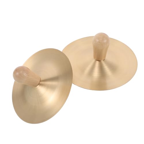 Abaodam Ergonomische Mini-Becken Für Jungen Und Mädchen: Percussion-fingerbecken Mit Holzgriff Für Musikalische Übungen Und Auftritte von Abaodam