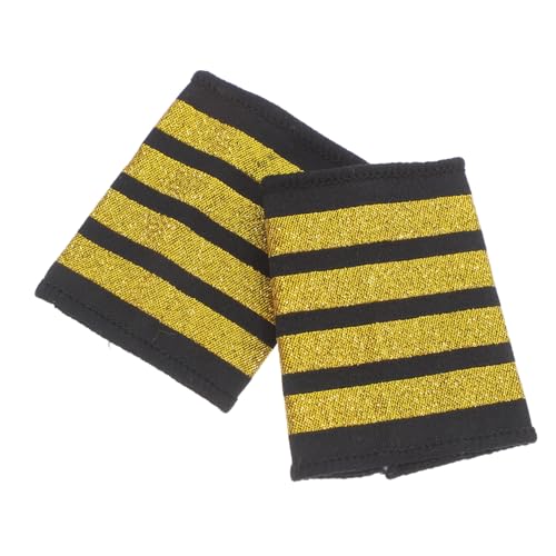 Abaodam 1 Paar Schulterklappen Für Fluglinienpiloten Kapitäns Schulterklappen Professionelle Uniform Schulterklappen Für Cosplay Flugbegleiter Kostüm Performance Party Rollenspiel Abaodam 1 Paar Schulterklappen Für Fluglinienpiloten Kapitäns Schulterklappen Professionelle Uniform Schulterklappen Für Cosplay Flugbegleiter Kostüm Performance Party Rollenspiel von Abaodam