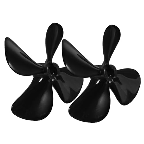 Abaodam 1 Paar Vierblattpropeller Elektromotor Propeller Steuerung Builder Marineboot Schwimmende Autos Mini Helikopter Kit Für Monstertruck Drohne Flugzeug Bus Schiff PC von Abaodam