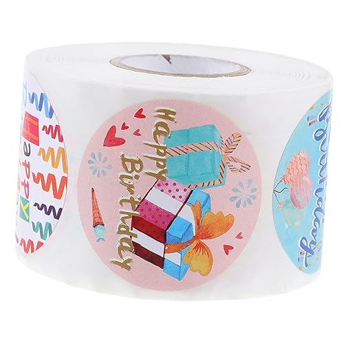 Abaodam 1 Rolle Happy Birthday Kinderspielzeug Rollenaufkleber Siegelaufkleber Bonbontüte Etikettenaufkleber Geburtstagsgeschenk Siegeletiketten Geburtstagsaufkleber Abaodam 1 Rolle Happy Birthday Kinderspielzeug Rollenaufkleber Siegelaufkleber Bonbontüte Etikettenaufkleber Geburtstagsgeschenk Siegeletiketten Geburtstagsaufkleber von Abaodam