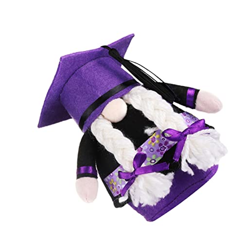 Abaodam 1 STK Abschluss Puppe Abschlusspuppe Gnomenpuppe Zarte Partypuppe Entzückendes Abschlussfeier Puppe Interessanter Puppenschmuck Abschlusshutpuppe Violett Stoff Abaodam 1 STK Abschluss Puppe Abschlusspuppe Gnomenpuppe Zarte Partypuppe Entzückendes Abschlussfeier Puppe Interessanter Puppenschmuck Abschlusshutpuppe Violett Stoff von Abaodam