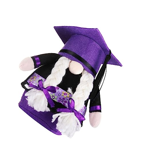 Abaodam 1 STK Abschluss Puppe Entzückendes Abschlusspuppe Abschlussfeier Puppe Requisite Für Die Abschlussfeier Abschlusshutpuppe Gnomenpuppe Stoff Violett Abaodam 1 STK Abschluss Puppe Entzückendes Abschlusspuppe Abschlussfeier Puppe Requisite Für Die Abschlussfeier Abschlusshutpuppe Gnomenpuppe Stoff Violett von Abaodam