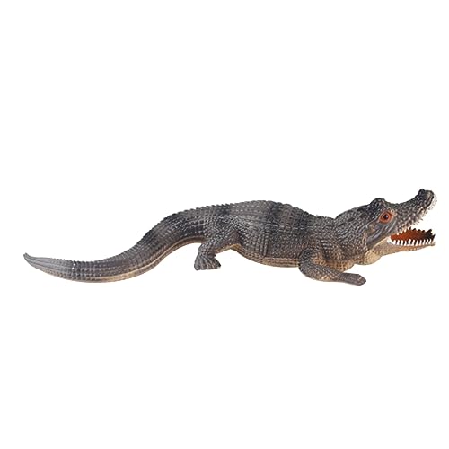 Abaodam 1 STK Krokodil-Modell Alligatorfiguren Tierfiguren Halloween-Requisiten Wildes Tier Kinderspielzeug Halloween-Spielzeug Halloween-Trick-Requisite Tiere Für Kinder Singen Ornamente von Abaodam