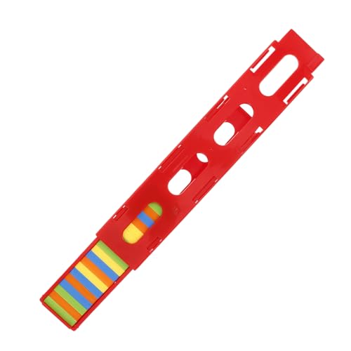 Abaodam 1 Sätze Domino-Zug Schwalbenschwanzplatte Zug Domino Dominozug Für Dominotisch Domino-Maschine Tumble-Zug Domino-Halter Große Domino-bausteine ​​für Plastik von Abaodam