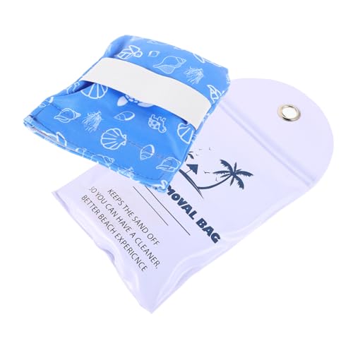 Abaodam 1 Sätze Sandsäcke Entfernen Sandentferner Sandreinigung Kleine Strandtasche Strandbedürfnisse Strand Muss Haben Sandentfernungstasche Strandausrüstung, Die Man Haben Muss PVC von Abaodam
