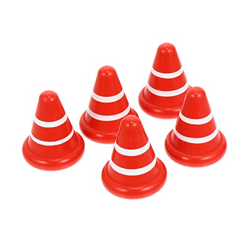 Abaodam 1 Satz 5St Hölzernes Straßenkegelspielzeug Bausatz Absperrkegel mit reflektierenden Bändern holzspielzeug Holzverkehrsschilder kinderspielzeug Simulation Verkehrszeichen rot Abaodam 1 Satz 5St Hölzernes Straßenkegelspielzeug Bausatz Absperrkegel mit reflektierenden Bändern holzspielzeug Holzverkehrsschilder kinderspielzeug Simulation Verkehrszeichen rot von Abaodam