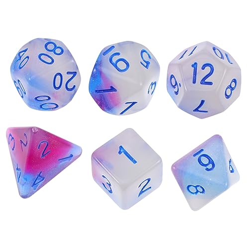 Abaodam 1 Satz 7 STK Leuchtende Würfel Brettspiele Stütze Acryl-Spielwürfel Spiel Würfel trpg Spielwürfel Zahlenwürfel aus Acryl Würfeln polyedrische Würfel interessanter Zahlenwürfel Abaodam 1 Satz 7 STK Leuchtende Würfel Brettspiele Stütze Acryl-Spielwürfel Spiel Würfel trpg Spielwürfel Zahlenwürfel aus Acryl Würfeln polyedrische Würfel interessanter Zahlenwürfel von Abaodam