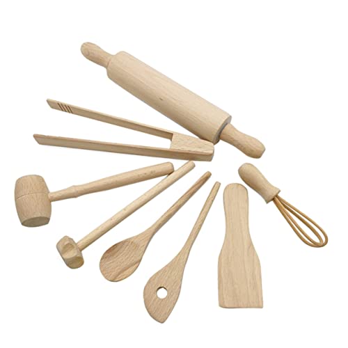 Abaodam 1 Satz 8st Küchenspielzeug Für Geschirr Sportspielzeug Küchenutensilien Kinderspielzeug Aus Holz Spachtel Holzküche Liefert Spielhauszubehör Buche Abaodam 1 Satz 8st Küchenspielzeug Für Geschirr Sportspielzeug Küchenutensilien Kinderspielzeug Aus Holz Spachtel Holzküche Liefert Spielhauszubehör Buche von Abaodam