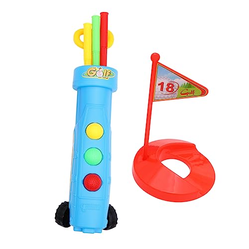 Abaodam Golfspaß Für Jungen Und Mädchen 9-teiliges Golfset Aus Kunststoff Lernspielzeug Für Kleinkinder Zur Entwicklung Sportlicher Fähigkeiten Zufällige Farbe von Abaodam