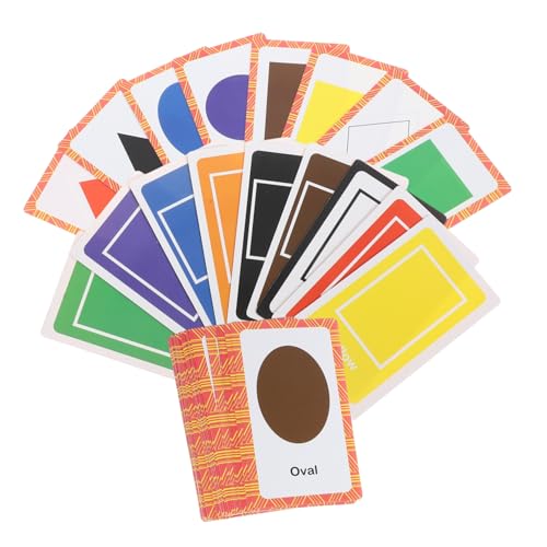 Abaodam Form- Und Lernkarten Pädagogisches Kinderspielzeug Lernkarten-Set Für Kleinkinder Alphabet Und Zahlen von Abaodam