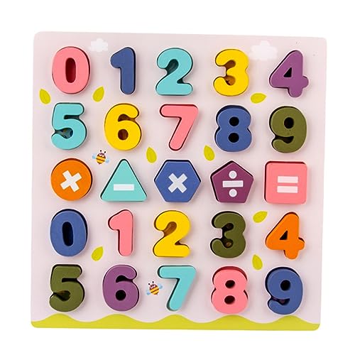Abaodam 1 Satz Alphabet-blöcke-Puzzle- Lernspielzeug Aus Holz Hand Greifen Blöcke Stapelblöcke Einlegeblöcke Frühpädagogisches Angebot Aus Holzbausteinen Hölzern von Abaodam