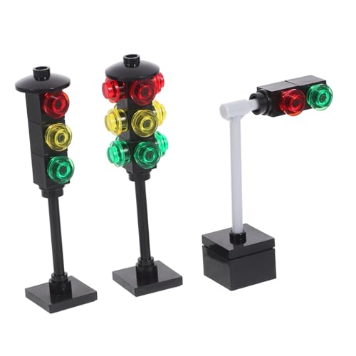 Abaodam 1 Satz Ampelspielzeug -stoppschilder Für Bremslicht- Zum Bahnübergang -signalleuchte -verkehrszeichen -ampel Black Abs von Abaodam