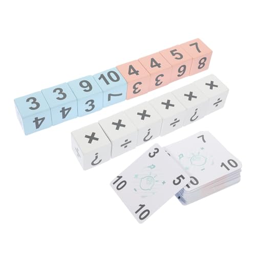 Abaodam 1 Satz Arithmetische Blöcke Pädagogisches Mathespielzeug Mathematisches Für Pädagogisches Mathe-spielspielzeug Interaktives Zählspielzeug Holz von Abaodam
