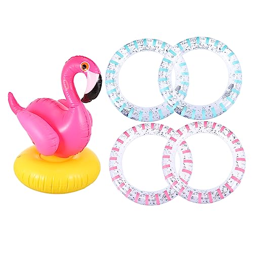 Abaodam Aufblasbare Pool-spielzeuge Für Kinder Flamingo-wurfspiel Tragbar & von Abaodam