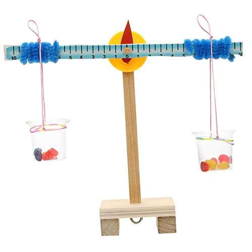 Abaodam 1 Satz Balance Scale Holzspielzeug für DIY Bausatz für Wissenschaftliche Experimente Interaktives Lernspielzeug für Ab Jahren Handwerkliche Fähigkeiten Fördern von Abaodam