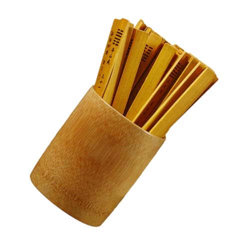Abaodam 1 Satz Bambus Wahrsage Stöcken mit Eimer Traditionelles Chinesisches Divinationstool für Anfänger für Interaktive Spielabende mit Freunden Leicht und Tragbar Sticks und Abaodam 1 Satz Bambus Wahrsage Stöcken mit Eimer Traditionelles Chinesisches Divinationstool für Anfänger für Interaktive Spielabende mit Freunden Leicht und Tragbar Sticks und von Abaodam