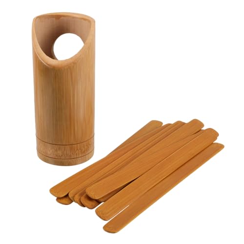 Abaodam 1 Satz Bambusstock bambusstäbe glücksbringer Chinesischer Weissagungseimer Wahrsagerige Spiele Essstäbchen-Stiftebecher Wahrsagestäbchen chinesische Erzählstütze Light Brown von Abaodam