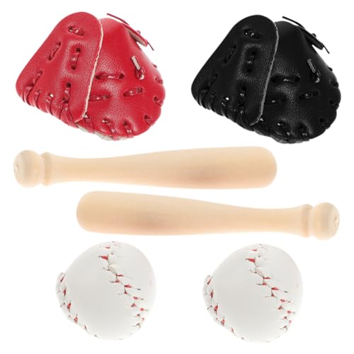 Abaodam 1 Satz Baseball-Modell Solider Baseballschläger Baseballhandschuh Griptape Vize-golfbälle Softball-handschuh Baseball-t-Shirt Für Miniatur-baseballschläger Grillenstümpfe Pu Abaodam 1 Satz Baseball-Modell Solider Baseballschläger Baseballhandschuh Griptape Vize-golfbälle Softball-handschuh Baseball-t-Shirt Für Miniatur-baseballschläger Grillenstümpfe Pu von Abaodam