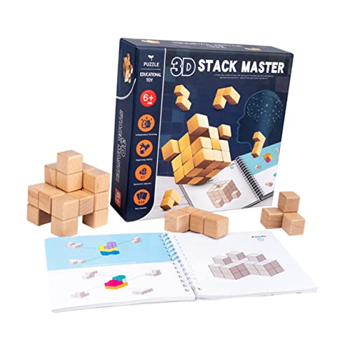 Abaodam 1 Satz Bausteine Lernspielzeug Zum Stapeln Frühe Lernspielzeug Stapelspiele, Spielzeuge Holzbausteine Bildungsspielzeug Stapelblöcke Hölzern Abaodam 1 Satz Bausteine Lernspielzeug Zum Stapeln Frühe Lernspielzeug Stapelspiele, Spielzeuge Holzbausteine Bildungsspielzeug Stapelblöcke Hölzern von Abaodam