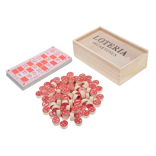 Abaodam 1 Satz Bingo-Schach Reiseschach Intellektuelles Schachbrettspiel Bingo-brettspiel Schachstrategiespiel Strategie Brettspiel Schachbrett Russisches Blockspiel Papier von Abaodam