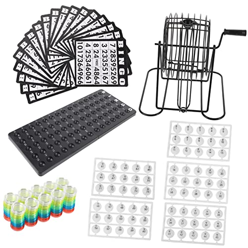 Abaodam 1 Satz Bingo kinderspielzeug für hühner Funny Toys für Erwachsene Jugendspiel Unterhaltungsspielzeug für Partys Lotterie Rollenkäfig Plastik von Abaodam