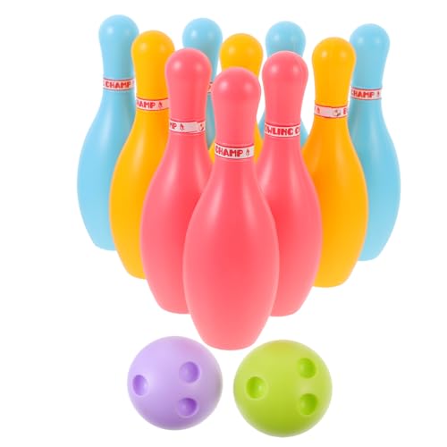 Abaodam Bowling-Set Für Die Ganze Familie – Bowling-Spielzeug Für Kinder Indoor-sportspiel Für Kleinkinder Sportliche Fähigkeiten Und Spaß Für Kinder von Abaodam