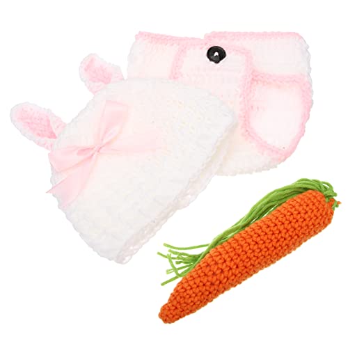 Abaodam 1 Satz Bunny Outfit für Neugeborene Fotoshooting Kostüm mit Hut und Hose für Babyfotografie Shower und Geburtstagsfeiern Hochwertiger Rosa und Orange Abaodam 1 Satz Bunny Outfit für Neugeborene Fotoshooting Kostüm mit Hut und Hose für Babyfotografie Shower und Geburtstagsfeiern Hochwertiger Rosa und Orange von Abaodam