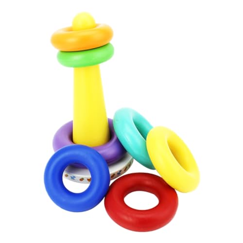 Abaodam 1 Satz Bunter Ring Stapelspiele Für Zum Stapeln Von Ringen Stapelspielzeug Für Babys Bunte Stapelblöcke Stapeln Bausteinspielzeug Plastik Abaodam 1 Satz Bunter Ring Stapelspiele Für Zum Stapeln Von Ringen Stapelspielzeug Für Babys Bunte Stapelblöcke Stapeln Bausteinspielzeug Plastik von Abaodam