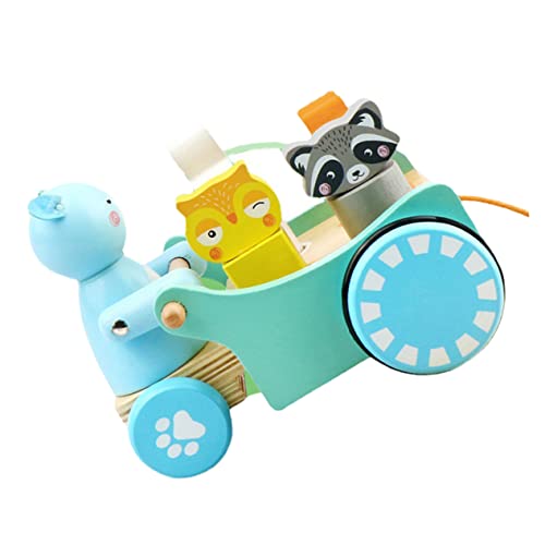 Abaodam Pädagogischer Lauflernwagen Aus Holz – Kinderspielzeug Mit Tierwagen – Spielzeug Zur Kognitiven Entwicklung Für Kinder Abaodam Pädagogischer Lauflernwagen Aus Holz – Kinderspielzeug Mit Tierwagen – Spielzeug Zur Kognitiven Entwicklung Für Kinder von Abaodam