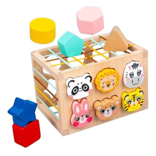 Abaodam 1 Satz Cesare- für kinderspielzeug zabawki stymulujące rozwój holzspielsachen Motorikspielzeug Toys Formsortierer Sortierspielzeug aus Holz hölzern von Abaodam