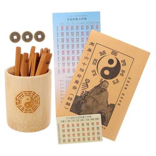 Abaodam 1 Satz Chinesisches Wahrsage mit Bambusstäben und Eimer Interaktives Divinationsspiel für Anfänger Leicht und Tragbar für Partys und Vintage Wohnkultur Abaodam 1 Satz Chinesisches Wahrsage mit Bambusstäben und Eimer Interaktives Divinationsspiel für Anfänger Leicht und Tragbar für Partys und Vintage Wohnkultur von Abaodam