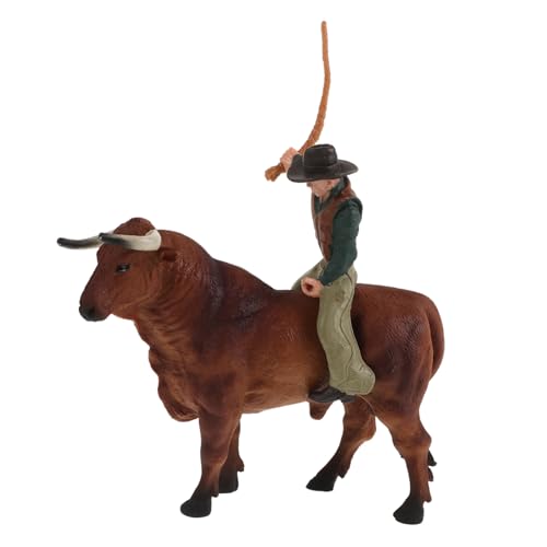 Abaodam 1 Satz Cowboy-Bullen-Modell Western-stallspielzeug Cowboy -kostüm Western-Cowboy-statuen Cowboy- Viehfigur Kuhfiguren Wohnkultur Ranch- Cowboy-Figur Harz Abaodam 1 Satz Cowboy-Bullen-Modell Western-stallspielzeug Cowboy -kostüm Western-Cowboy-statuen Cowboy- Viehfigur Kuhfiguren Wohnkultur Ranch- Cowboy-Figur Harz von Abaodam