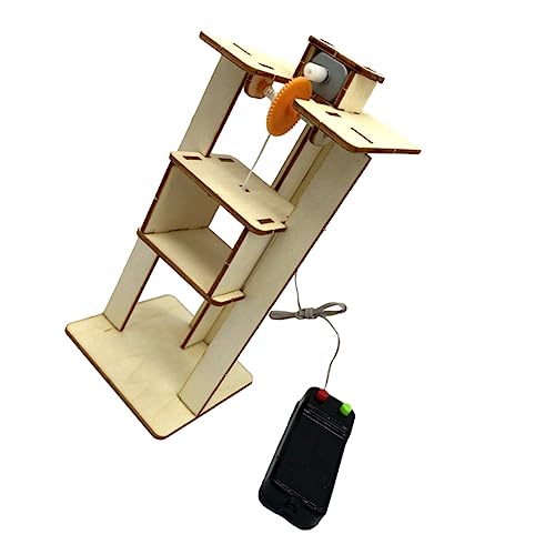 Abaodam 1 Satz DIY Aufzug für Kreatives Holzspielzeug zur Frühen Bildung Fördert Handwerkliche Fähigkeiten und Wissenschaftsverständnis ohne Batterien für Jungen und Mädchen Abaodam 1 Satz DIY Aufzug für Kreatives Holzspielzeug zur Frühen Bildung Fördert Handwerkliche Fähigkeiten und Wissenschaftsverständnis ohne Batterien für Jungen und Mädchen von Abaodam