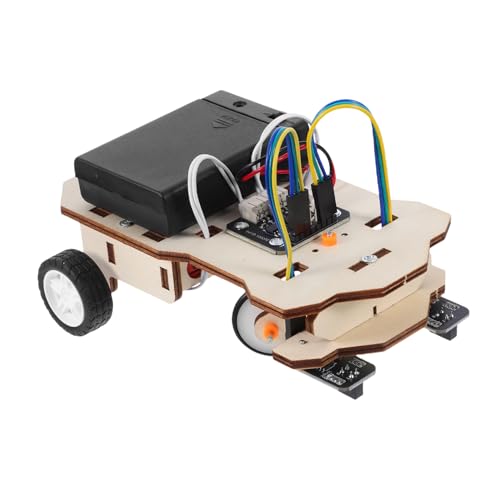 Abaodam 1 Satz DIY-Elektro-Mint-Auto-kit Für Schüler, Smart-Tracking-Modell, Rc-Auto, Wissenschaftliches Bildungstool Für Schulprojekte Und Aktivitäten Zu Hause Mit Physikexperimenten von Abaodam