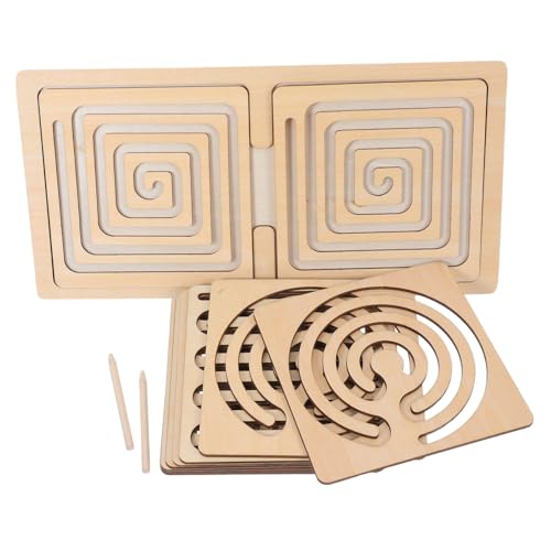 Abaodam 1 Satz Denkspiel Feinmotorik Vorschulspielzeug kinderspielzeug zur Holzspielzeugpuzzle Handpuzzles Gehirnspiele für Erwachsene Khaki Abaodam 1 Satz Denkspiel Feinmotorik Vorschulspielzeug kinderspielzeug zur Holzspielzeugpuzzle Handpuzzles Gehirnspiele für Erwachsene Khaki von Abaodam
