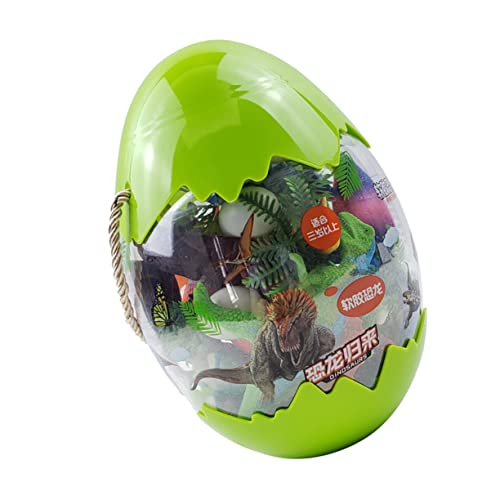 Abaodam 1 Satz Dinosaurier-Ei- Tiermodell Dinosaurier- für kinderspielzeug Kid Toys Dinosaurier-Modellspielzeug gefälschtes Dinosaurierspielzeug Plastik von Abaodam