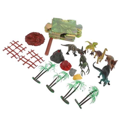 Abaodam 50-teiliges Dinosaurier-Spielzeug-Set Realistische Mini-Dinosaurier-Modelle Für Jungen Und Mädchen Spielzeug Pädagogische Dekorationen von Abaodam