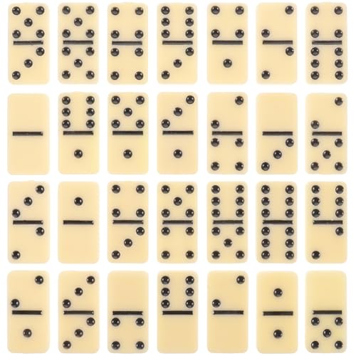 Abaodam Domino Satz für Erwachsene Klassisches Brettspiel mit Jumbo Domino Bausteinen für Familien und Partyspiele Pädagogisches Spielzeug für Stundenlangen Spaß von Abaodam