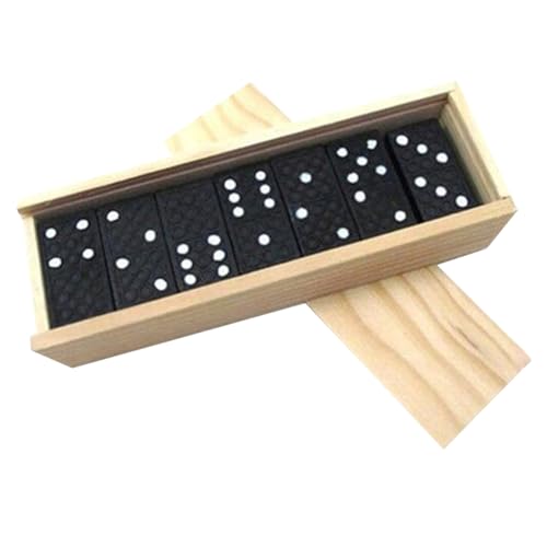 Abaodam 1 Satz Domino interaktives brettspiel für Zeitloses spielsachen für familienspiel Bildungsspielzeug interessantes Kinderspielzeug hölzern Black Abaodam 1 Satz Domino interaktives brettspiel für Zeitloses spielsachen für familienspiel Bildungsspielzeug interessantes Kinderspielzeug hölzern Black von Abaodam